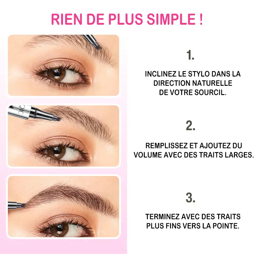 Stylo Microblading Waterproof (Pack de 3)