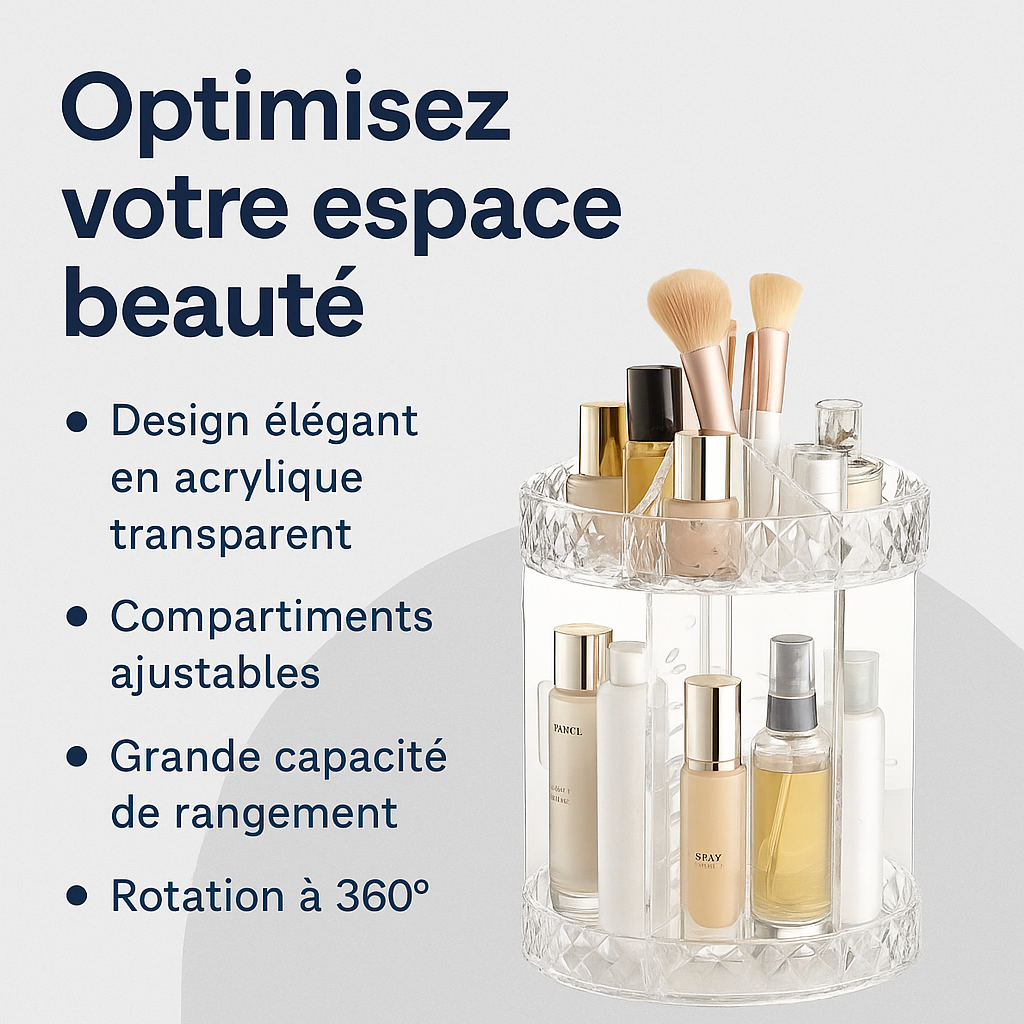 GlowBox 360 – L’Art du Rangement Féminin